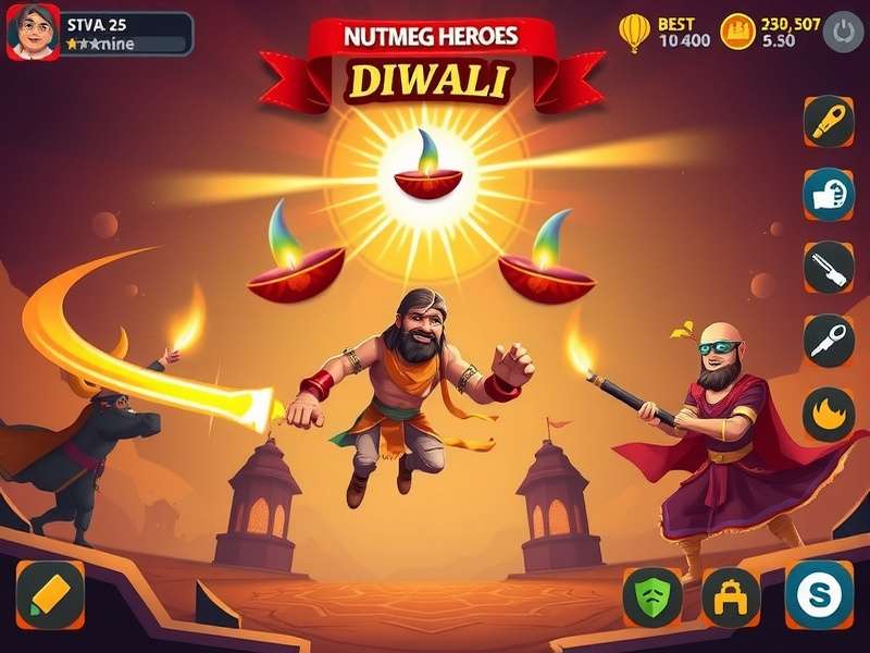 Nutmeg Heroes Diwali event celebration